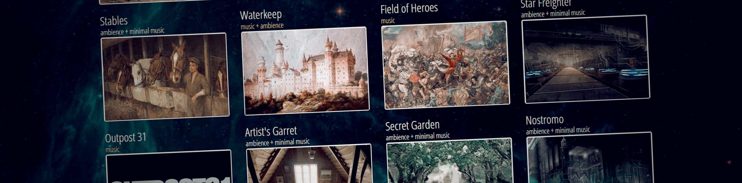 tabletop audio ambient tracks tabletop audio ambient tracks